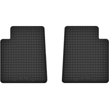 Wielganizator - Serie BasicProtect - Tweekleurige Achterste Rubbermatten - 1,5 cm Rand - Voor Ford Mondeo MK5