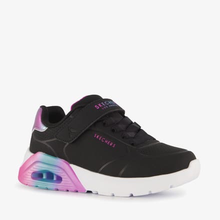 Skechers UNO LITE 2.0 - VIVID METALLIC Meisjes Sneakers - Zwart / Multi