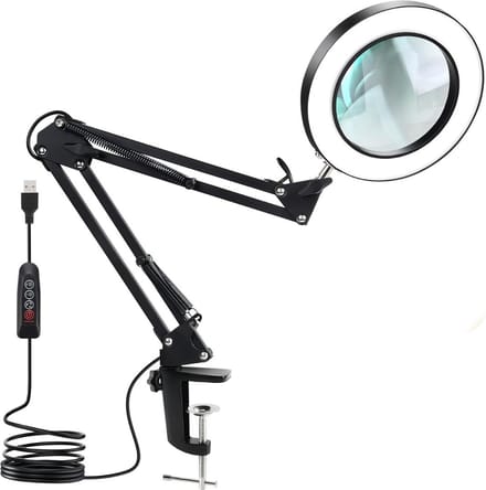 ApexArte® Loeplamp met Standaard - Lamp met Led Verlichting