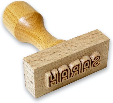 Posta Koekjesstempel | beukenhout | 60x30mm