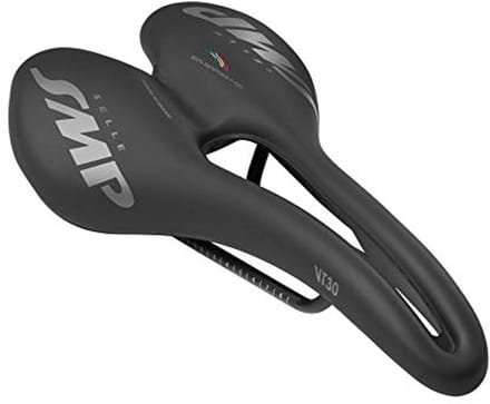 Unisex Fiets Zadel - 283x155mm, 290g, Zwart