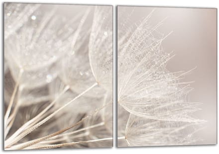 TMK ArtDeko - Snijplank - Kleurvolle Bloem - Glas - 2x40x52cm