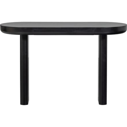 WOOOD Mael Bureau/Sidetable - Fineer - Zwart - 75x120x50