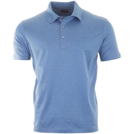 Paul & Shark Polo Silver Collection Double Mercerised Cotton Jersey Blue Bonnet / male