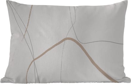 Buitenkussens - Tuin - Abstract - Minimalisme - Line art - 50x30 cm
