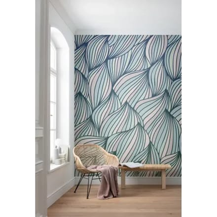 Fotobehang - Gentle Waves 250x250cm - Vliesbehang