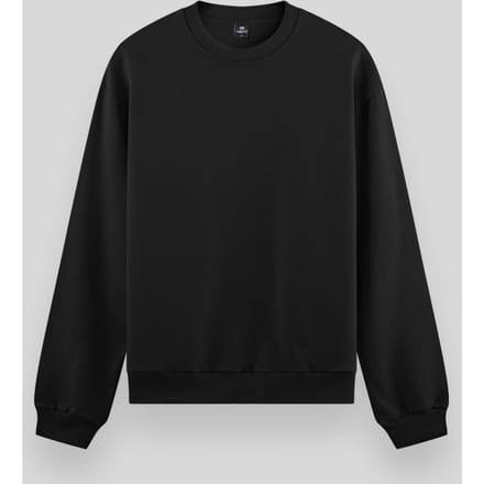 Heren Effen Rundhals Sweatshirt