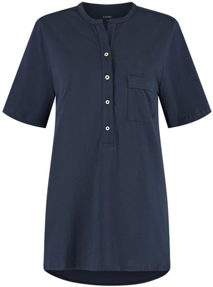 Yumeko pyjama t-shirt dames jersey midnight blauw l
