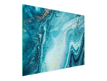 TMK ArtDeko Serie - Glazen Snijplank - 52x30 cm - Getemperd Glas - Antislip