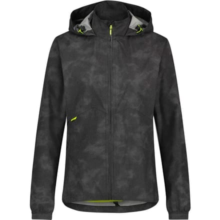 AGU Commuter - Regenjas - Dames - Waterdichte Reflecterende Jas - Zwart - L - Poray 10.000 - Gerecycled Polyester