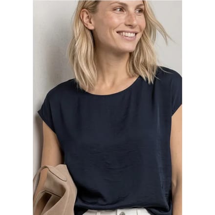 Blouse met ronde hals