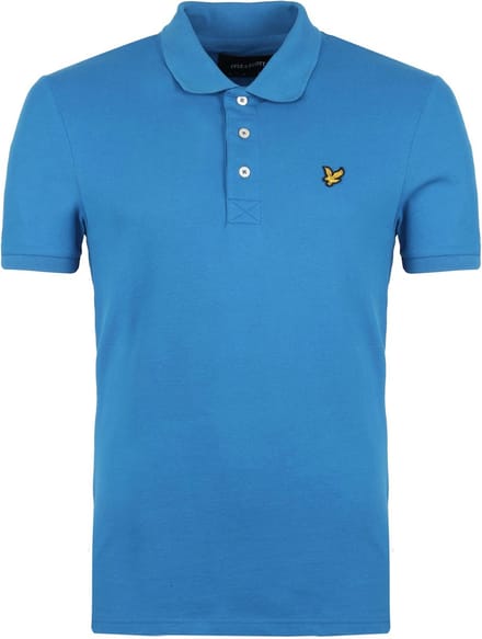 Lyle and Scott Polo Blauw - Maat M - Heren