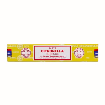 Satya - Geurstokjes - Citronella - Aroma van Citronella - Ontspannend - Voor Meditatie