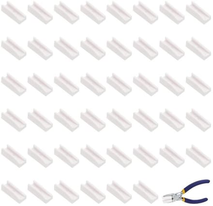 Dailygoody - Plastic Platte Neus Tang Vervanging - 48 Stuks