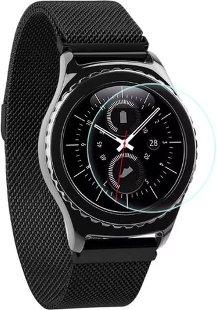 New Age Devi - Bescherm je scherm - Screen protector - 46mm - Transparant - Geschikt voor Samsung Gear S3