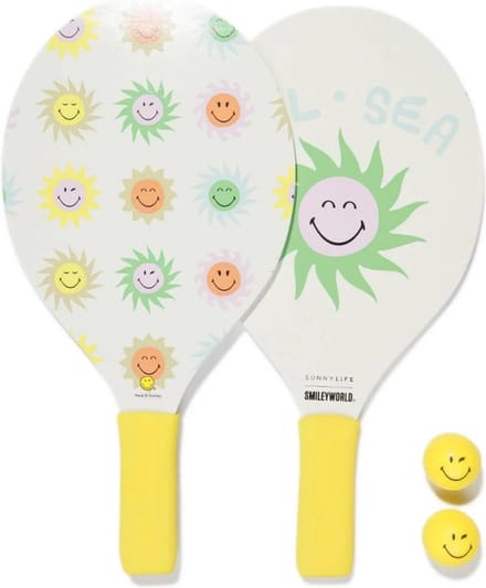 SunnyLife zestaw paletki i piłki plażowe World Sol Sea S3WBATSM
