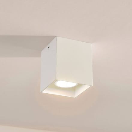 Arcchio - plafondlamp - 1licht - Aluminium - H: 9.5 cm - GU10 - wit