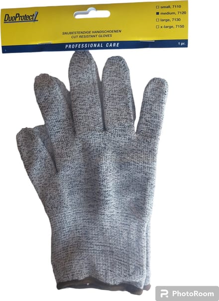 Duoprotect Snijbestendige handschoen maat M 1 Paar