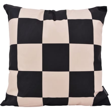 Gek op kussens! Sierkussen checker /beige | 45 x 45 cm | katoen/polyester