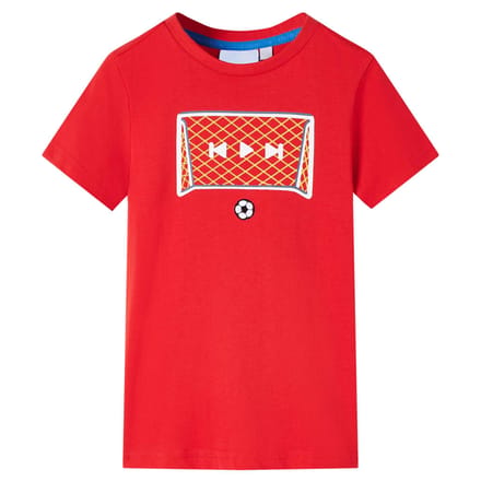 vidaXL - Kindershirt - 116 - rood