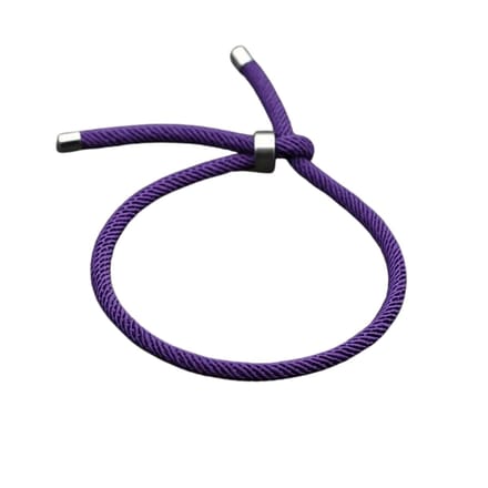 Nivard Armband - Staal - Nep Zilver - Dames - Paars