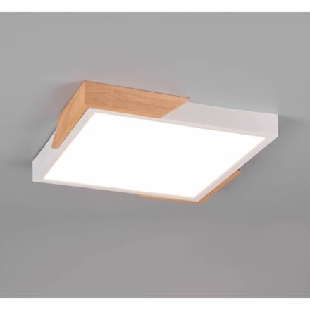 Reality Leuchten LED plafondlamp Meta, 31,5x31,5cm, 3.000K, wit