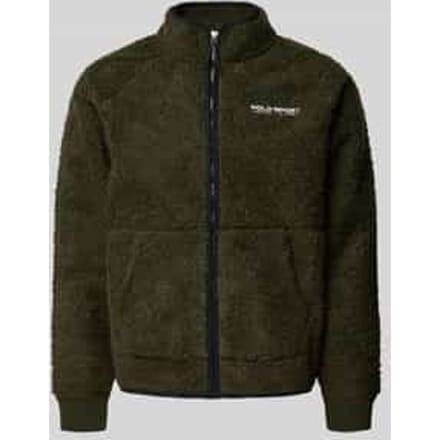 Sweatjack met opstaande kraag