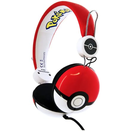Pokémon - Pokéball - kinderkoptelefoon met volumebegrenzing - verstelbaar - comfortabel