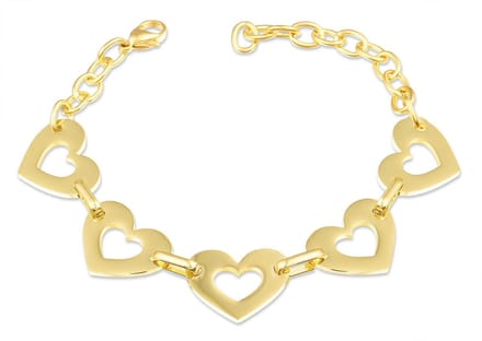 Montebello Armband Bloesem G - 316L Staal PVD - Hart - 15mm - 20cm
