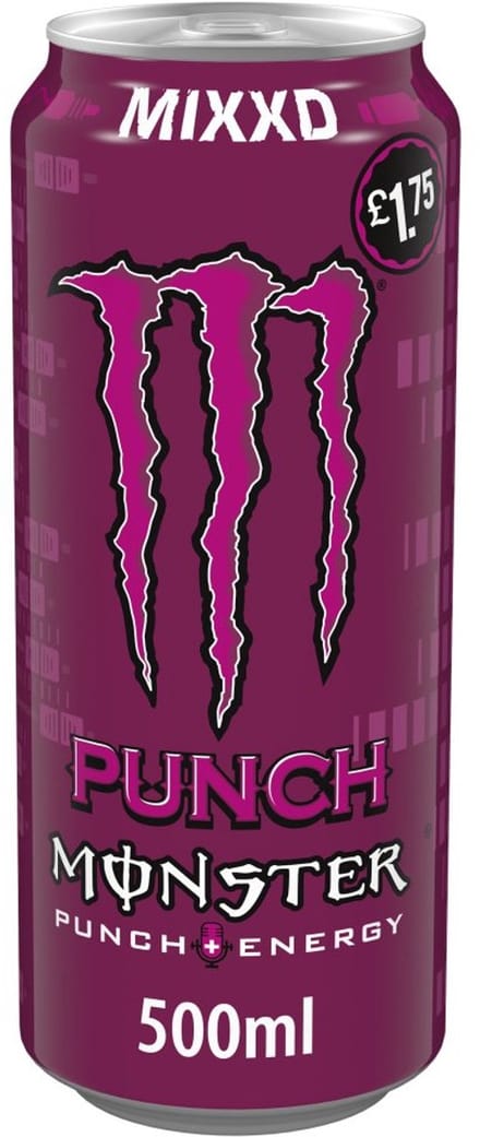 Monster Energy Punch Mixxd (12 x 0,5 Liter blik UK) /