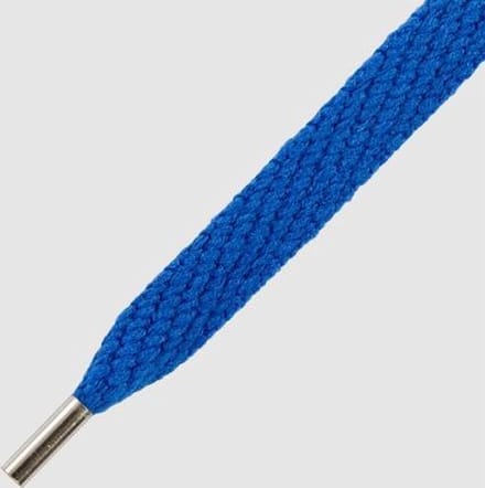 10 mm x 130 cm Blauw Plat -  Magnetische tips - Mr.Lacy Magnies Voorkom slepende veters
