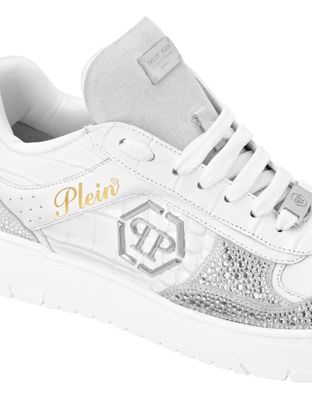 Low Top Sneakers Mix Strass Cocco