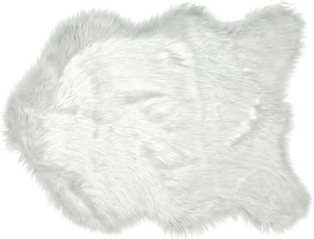 Unique Living | Floormat fake fur 60x90cm white