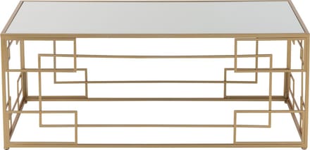 J-Line salontafel Lijnen - metaal/glas - goud