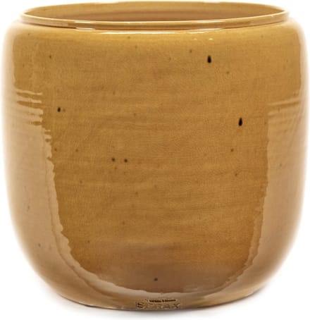 Serax - Glazed shades - Bloempot L - Bruin/Honing - 25 Ø