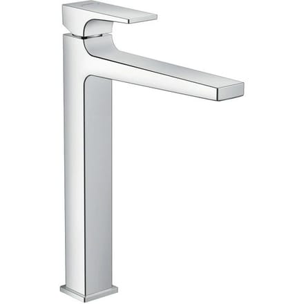 Hansgrohe Metropol single lever basin mixer 260 with lever handle and push-open waste set for wash bowls 32512000