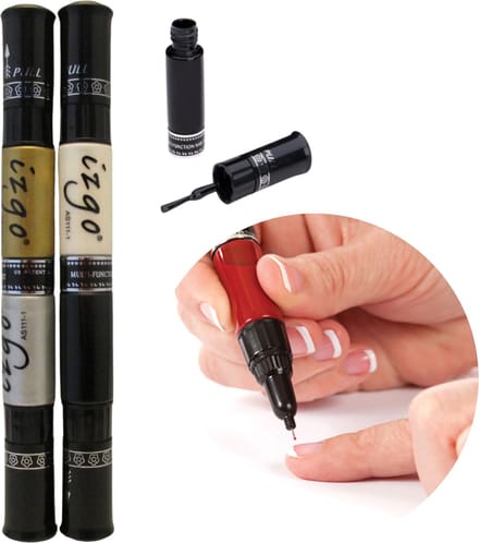 IZGO Naildesign 2 in 1 Nagellak DUO  Nail Art Pen Start Set