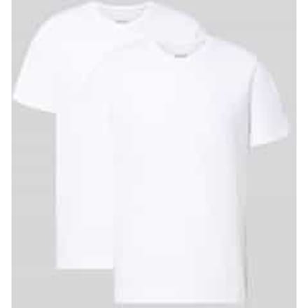 T-shirt met V-hals in een set van 2 stuks, model 'ComfortS'