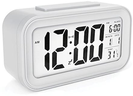Grote LED Wekker met Snooze en Nachtverlichting