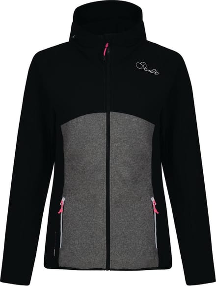 Dare2b-Demure Softshell-Sportjas-Vrouwen-MAAT L-Zwart