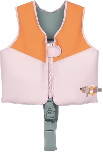 Lässig - Zwemvest - Hondje - Orange - Roze - Maat 92/98 - 2/3 jaar