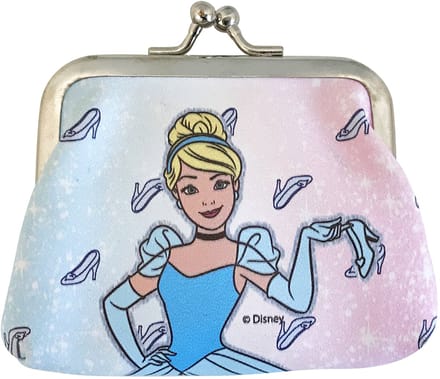 Disney - Kinder - Portemonnee - Princess - Afmeting 10 x 9 cm.