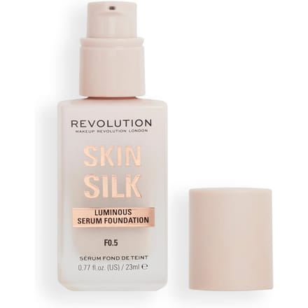 Makeup Revolution Silk Serum Foundation 23ml (Verschillende Tinten) - F0.5