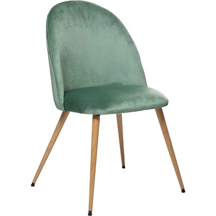 Eazy Living Velvet Eetkamerstoel Nathan Jade - Hout