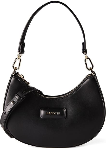 LACOSTE schoudertas Moon Bag Noir zwart