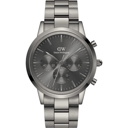 Daniel Wellington DW Watch Iconic Chronograph Link Graphite 42mm