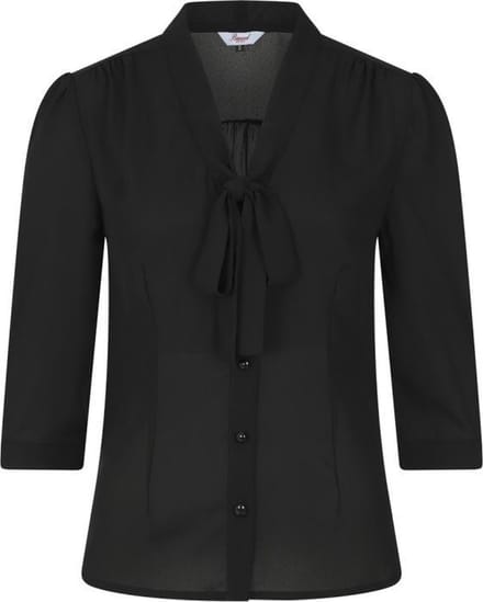 Dancing Days - PERFECT PUSSYBOW Blouse - M - Zwart