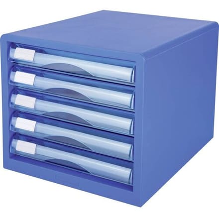 DELI Ladebox A4 kunststof 34.3 x 27.8 x 26 cm blauw