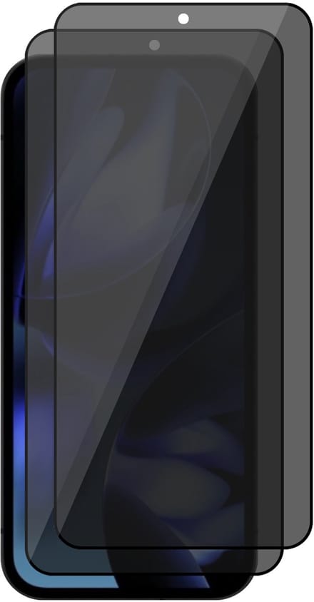 Privacy Screenprotector geschikt voor Google Pixel 9a - 2x Volledig Dekkend Glas Screen Protector