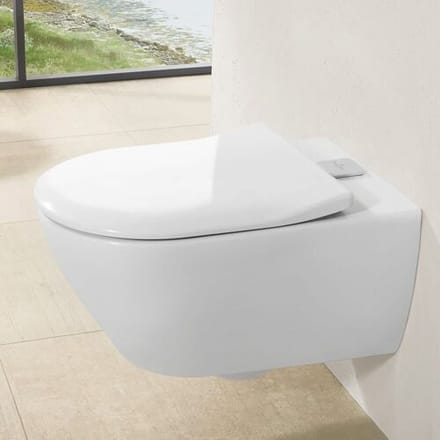 Villeroy & Boch Subway 2.0 wall-hung washdown WC with DirectFlush and ViFresh 5614A101